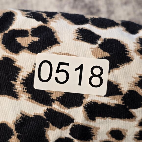 Old Navy Shorts Womens 14 Leopard Animal Print Mid Rise Everyday Short Summer - Picture 10 of 11